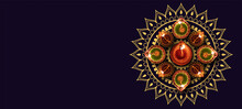 Diwali, Deepavali. Hindu Festival Of Lights Celebration, India. Diya Oil Lamp