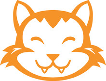 Cute Cat Logo Design Template Icon