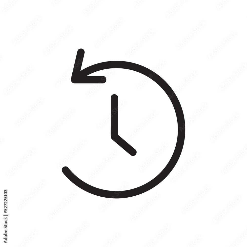 Time loading icon. Clock icon. Loading icon. Reload icon. Time past ...