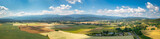 Fototapeta Bambus - Panorama of the Giant Mountains on a sunny summer day. Poland
