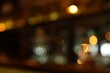© New Africa - Blurred view of stylish modern bar interior with bokeh effect