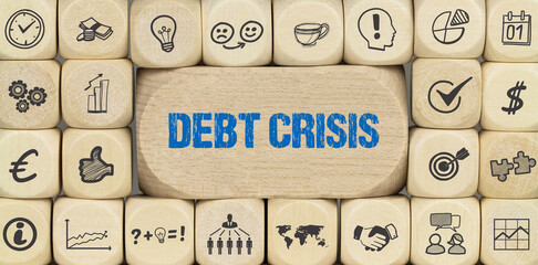 Wall Mural - Debt Crisis