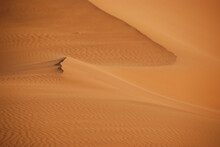 Abstract Seamless Background Of Sand Dunes In The Desert Of Sossusvlei, Namibia, Africa