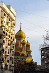 Wall Mural - Historic building architecture in Bucharest, Romania, 2022