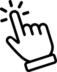 Fototapete - Cursors icon click