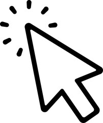 Fototapete - Cursors icon click
