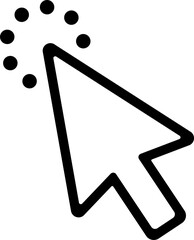 Fototapete - Cursors icon click