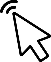 Fototapete - Cursors icon click
