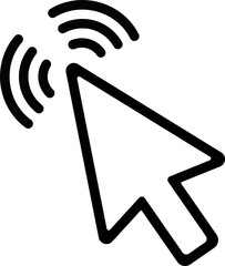 Fototapete - Cursors icon click