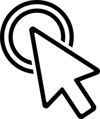 Fototapete - Cursors icon click