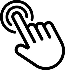 Fototapete - Cursors icon click