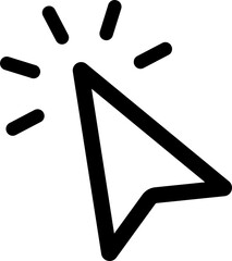 Fototapete - Cursors icon click