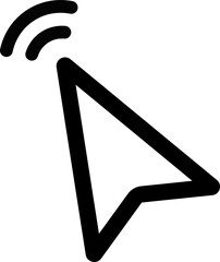 Fototapete - Cursors icon click