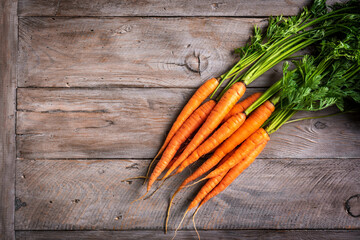 Canvas Print - Organic carrots