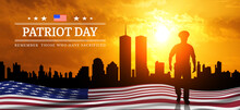 USA Flag. Patriot Day. Natonal Holiday
