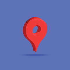 Poster - 3d location design vector isolated