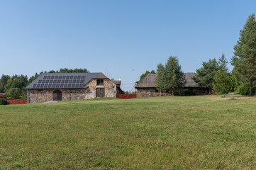 Wall Mural - old village building