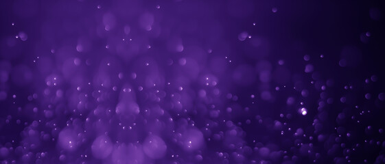 Wall Mural - Abstract purple proton bokeh, bokeh, blur