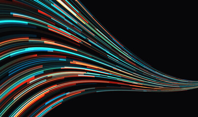 Wall Mural - vector glitch background.