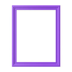 Wall Mural - 3D frame. Purple frame. 3D decoration.