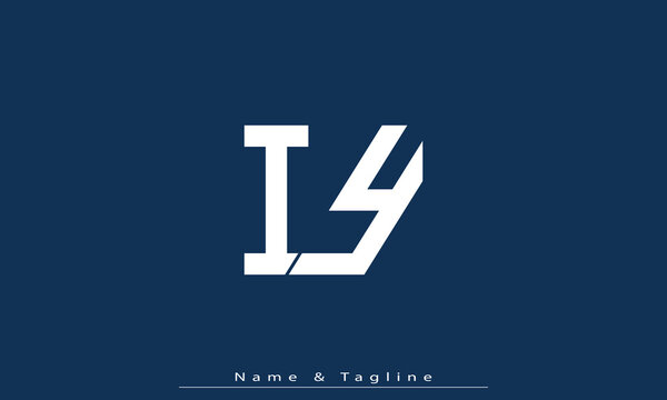 Alphabet letters Initials Monogram logo IY , YI