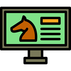 Sticker - Trojan Icon