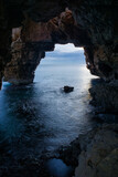 Fototapeta Sawanna - The cove of the Cueva dels Arcs in Alicante