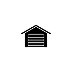 Car garage icon. Garage sign for mobile concept and web design