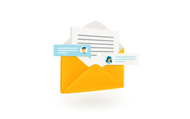Aufkleber - New email concept.
