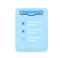 Aufkleber - Clipboard with paper contract. concept. 