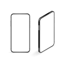 Poster - Modern phone with blank screen