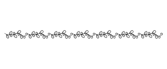 floral border divider
