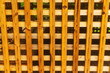 texture of a wooden lattice fence in batumi. eco-friendly fence in the Batumi Botanical Garden