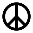 Peace symbol icon
