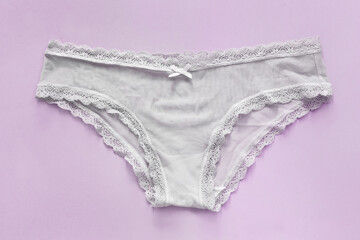 Poster - Panty on lavender background