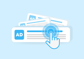 targeted contextual ppc advertising or banner online ads concept. contextual digital marketing, beha
