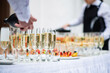 catering drinks on the table