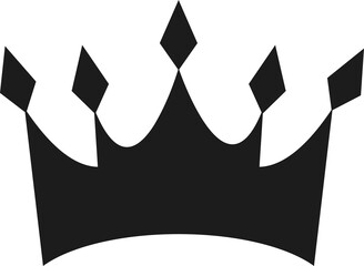 Wall Mural - Crown king icon 