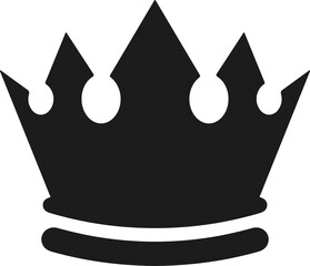 Wall Mural - Crown king icon 