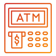 Sticker - ATM Icon Style