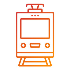 Sticker - Tramcar Icon Style