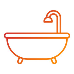 Sticker - Bathtub Icon Style