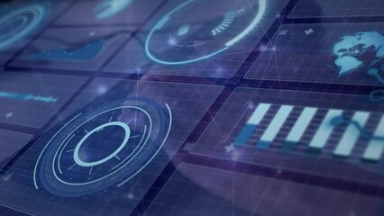 Poster - Animation of data processing over hands using computer