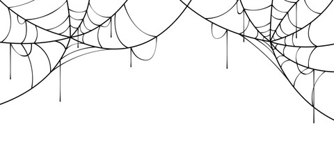 spider web background, halloween template