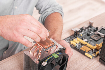 Poster - Repair, assembly and restoration of personal computers.