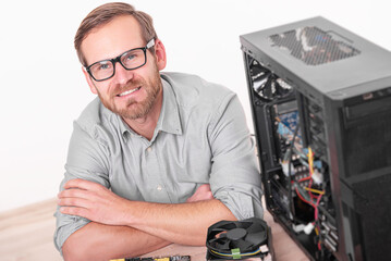 Poster - Repair, assembly and restoration of personal computers.
