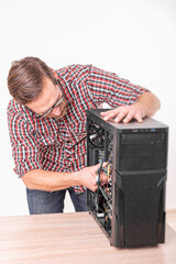 Poster - Repair, assembly and restoration of personal computers.