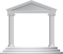 Greek Column Temple