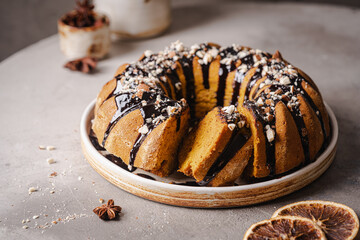 Wall Mural - Vanilla bundt cake