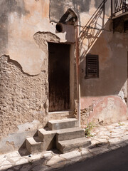 Wall Mural - bordo di edifici di una città siciliana, in provincia di Trapani